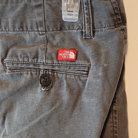 The North Face Capri Pants 100% Cotton Women's Sz 8 Regular Gray NICE! - Picture 13 of 13